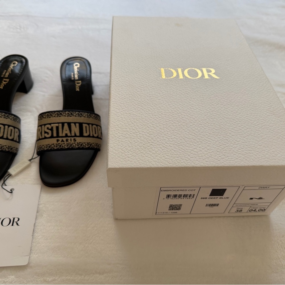 Christian Dior Logo Mule Sandals - Picture 2 of 5